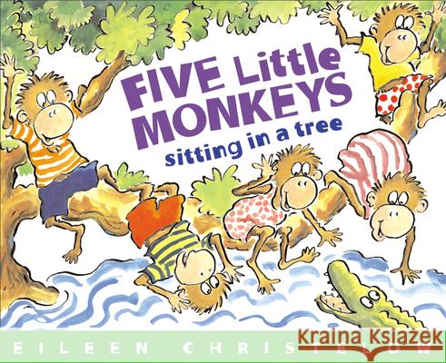 Five Little Monkeys Sitting in a Tree Eileen Christelow 9780395664131 Clarion Books - książka