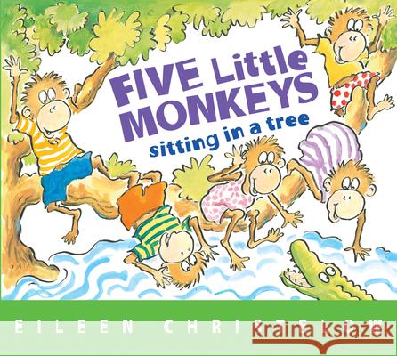 Five Little Monkeys Sitting in a Tree Eileen Christelow 9780544083530 Houghton Mifflin Harcourt (HMH) - książka