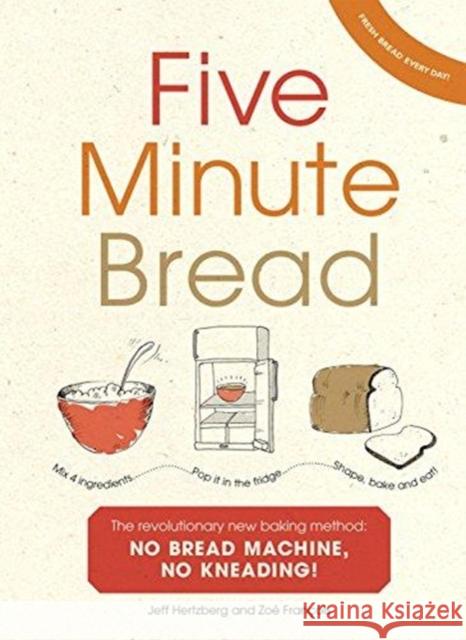 Five Minute Bread The revolutionary new baking method: no bread machine, no kneading! Hertzberg, Jeffrey|||Francois, Zoe 9781529102956  - książka