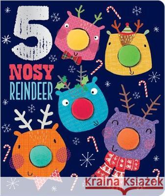 Five Nosy Reindeer Clare Fennell   9781789470956 Make Believe Ideas - książka