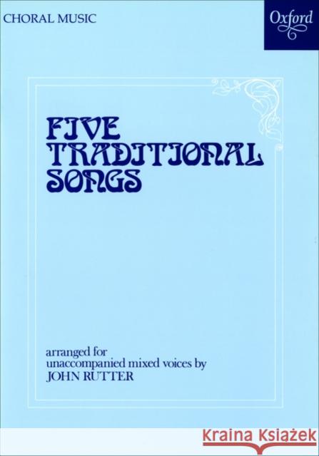 Five Traditional Songs  9780193437173 Oxford University Press - książka