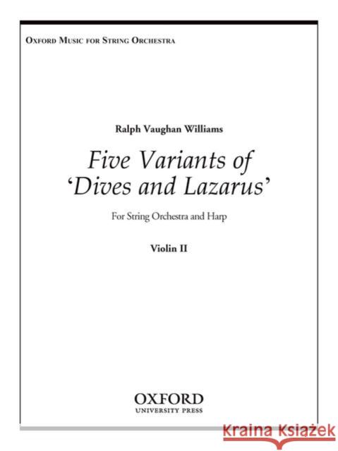 Five Variants on 'Dives and Lazarus'  9780193866492 Oxford University Press - książka