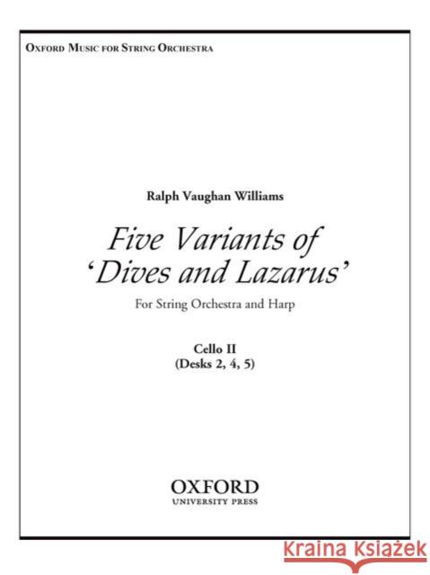 Five Variants on 'Dives and Lazarus'  9780193866522 Oxford University Press - książka