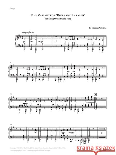 Five Variants on 'Dives and Lazarus'  9780193866546 Oxford University Press - książka
