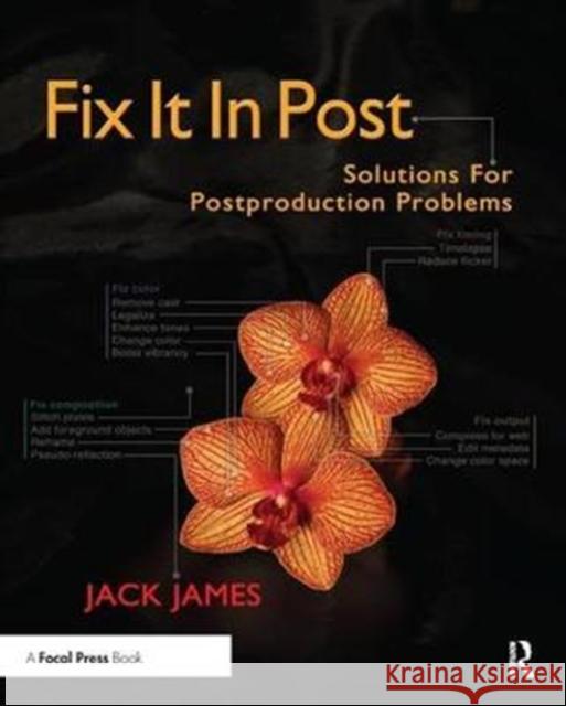 Fix It in Post: Solutions for Postproduction Problems Jack James 9781138459793 Focal Press - książka