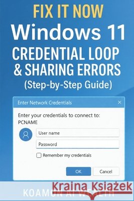 Fix It Now: Windows 11 Credential Loop & Sharing Errors (Step-by-Step Guide) Ai Wealth, Koamon 9798278123941 Independently Published - książka