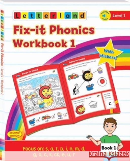 Fix-it Phonics - Level 1 - Workbook 1 (2nd Edition) Lisa Holt 9781782483793 Letterland International - książka