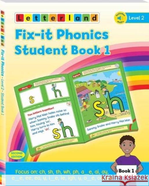 Fix-it Phonics - Level 2 - Student Book 1 (2nd Edition) Lisa Holt 9781782483731 Letterland International - książka