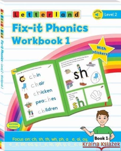 Fix-it Phonics - Level 2 - Workbook 1 (2nd Edition) Lisa Holt 9781782483717 Letterland International - książka