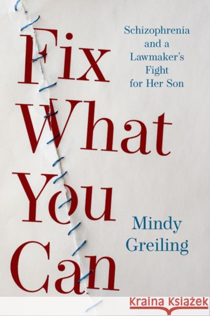 Fix What You Can: Schizophrenia and a Lawmaker's Fight for Her Son Mindy Greiling 9781517909598 University of Minnesota Press - książka