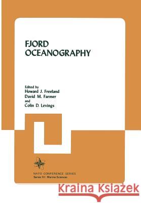 Fjord Oceanography Howard Freeland 9781461331070 Springer - książka