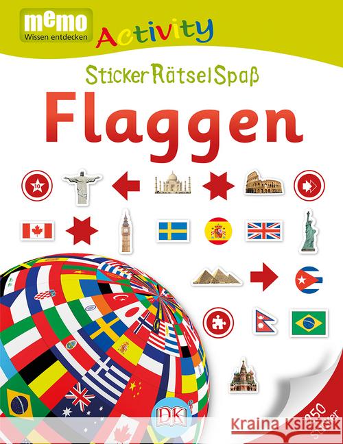 Flaggen : StickerRätselSpaß  9783831027088 Dorling Kindersley - książka