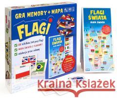 Flagi. Gra memory + mapa  5904405355794 Wydawnictwo Jako - książka