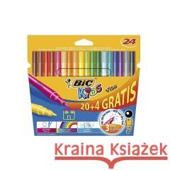 Flamastry Visa kolory 20+4 kolory BIC  3086123286047 Bic - książka