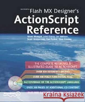 Flash MX Designer's ActionScript Reference Glen Rhodes Scott Meberson Sham Bhangal 9781590591659 Friends of ED - książka