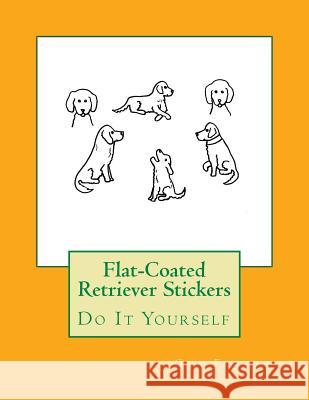 Flat-Coated Retriever Stickers: Do It Yourself Gail Forsyth 9781548248475 Createspace Independent Publishing Platform - książka