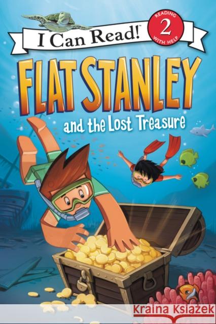 Flat Stanley and the Lost Treasure Jeff Brown Macky Pamintuan 9780062365965 HarperCollins - książka