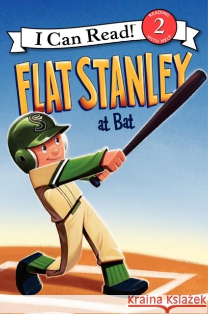 Flat Stanley at Bat Jeff Brown Macky Pamintuan 9780061430107 HarperCollins - książka