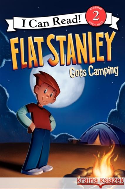 Flat Stanley Goes Camping Jeff Brown Macky Pamintuan 9780061430138 HarperCollins - książka