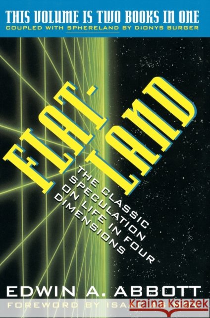 Flatland/Sphereland Edwin Abbott Abbott Dionys Burger Isaac Asimov 9780062732767 HarperCollins Publishers - książka