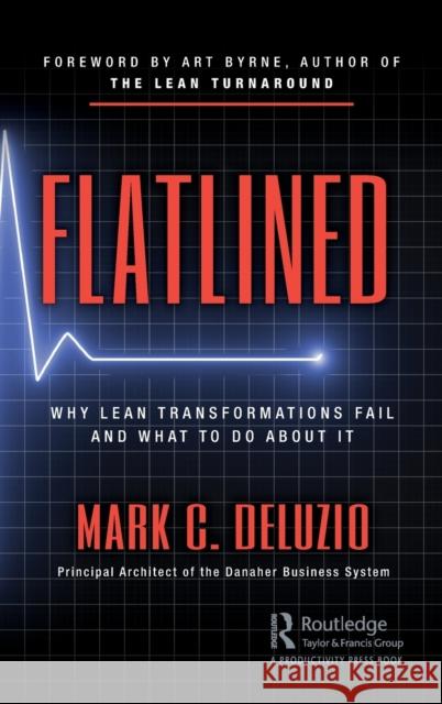 Flatlined: Why Lean Transformations Fail and What to Do about It Mark C. Deluzio 9780367247799 Productivity Press - książka