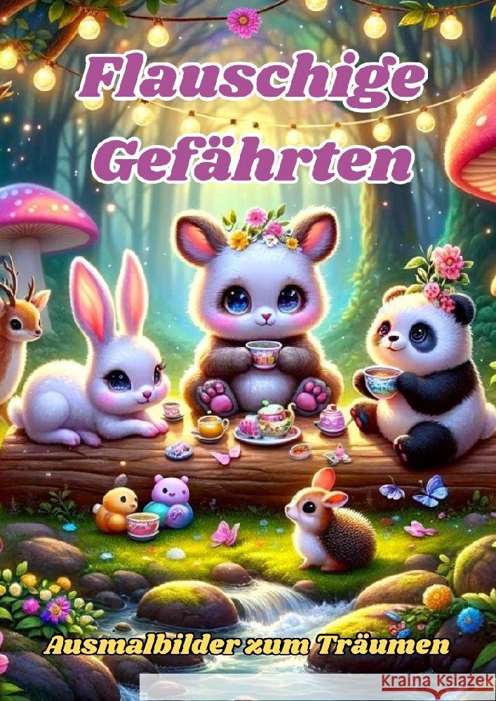 Flauschige Gef?hrten: Ausmalbilder zum Tr?umen Maxi Pinselzauber 9783384176431 Tredition Gmbh - książka