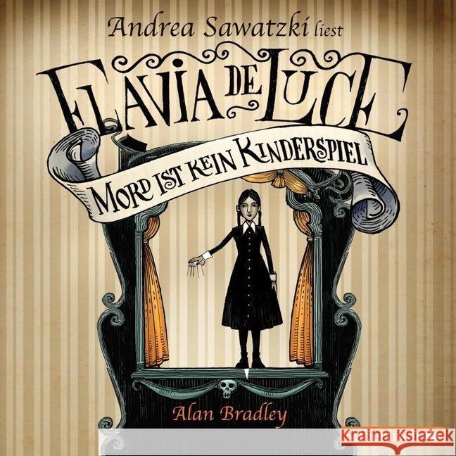 Flavia de Luce - Mord ist kein Kinderspiel, 6 Audio-CDs : Gekürzte Lesung Bradley, Alan 9783867426824 Silberfisch - książka