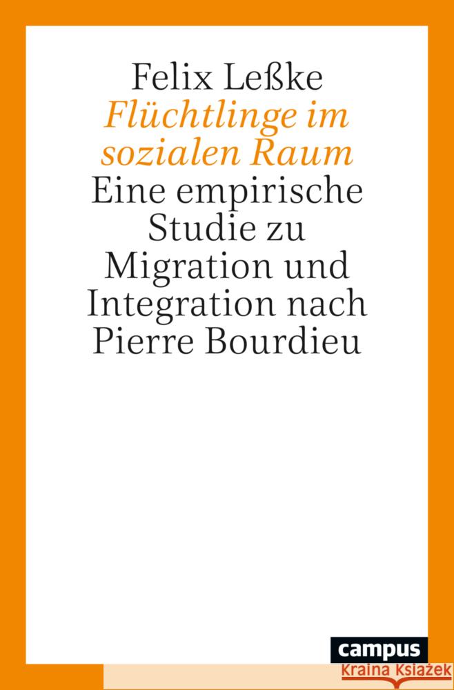Flüchtlinge im sozialen Raum Leßke, Felix 9783593519012 Campus Verlag - książka