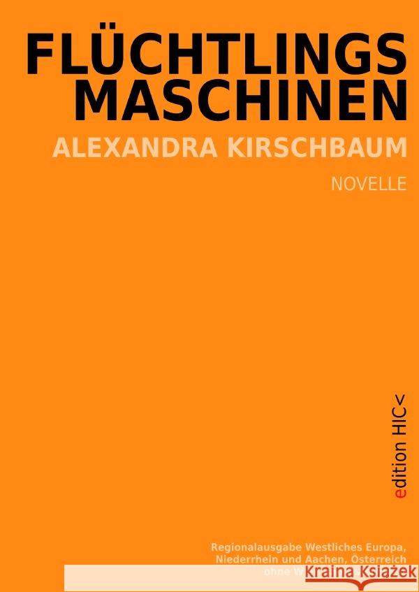 Flüchtlingsmaschinen R06 Kirschbaum, Alexandra 9783818771973 epubli - książka