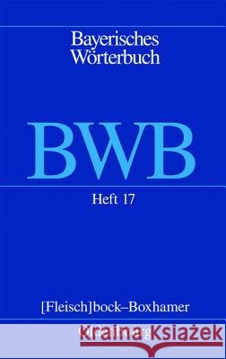 [Fleisch]bock - Boxhamer Bayerische Akademie Der Wissenschaften 9783486704976 Oldenbourg Wissenschaftsverlag - książka