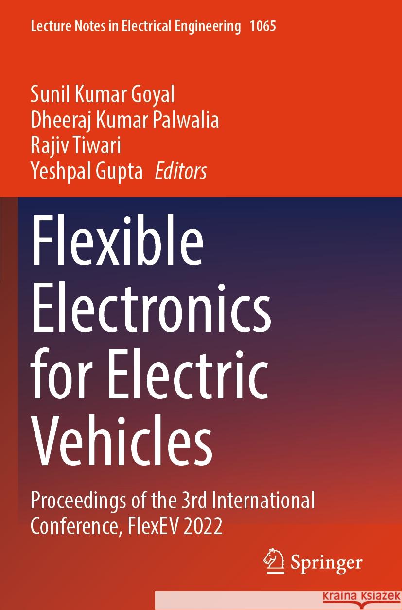 Flexible Electronics for Electric Vehicles  9789819947973 Springer - książka