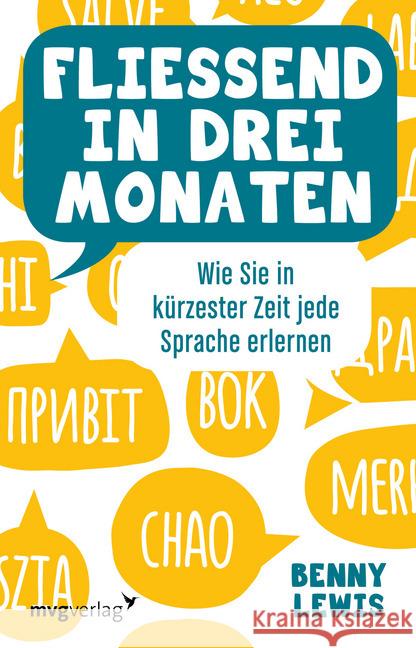 Fließend in drei Monaten Lewis, Benny 9783868826111 mvg Verlag - książka