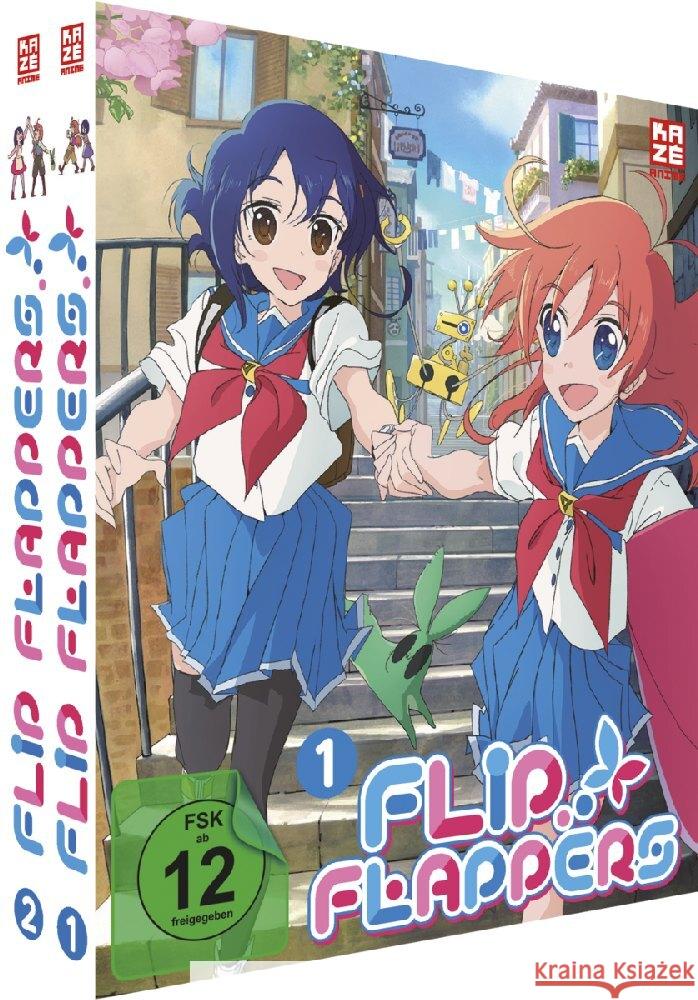 Flip Flappers - Gesamtausgabe - Bundle - Vol.1-2 - DVD Kojima, Takashi 7630017505538 Crunchyroll - książka