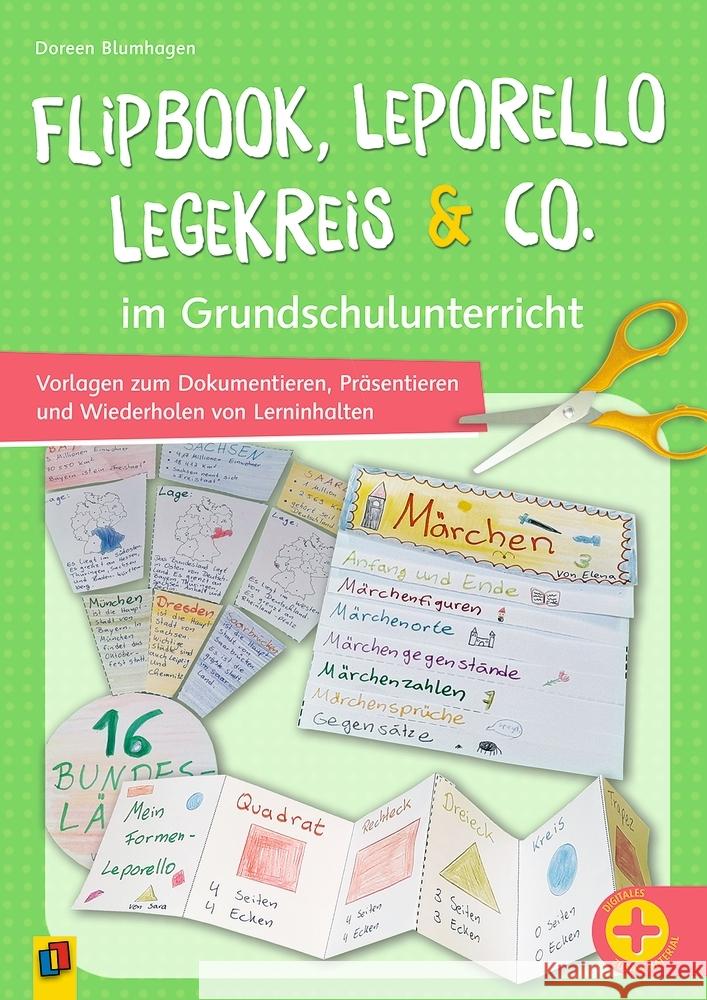 Flipbook, Leporello, Legekreis & Co. im Grundschulunterricht Blumhagen, Doreen 9783834665188 Verlag an der Ruhr - książka