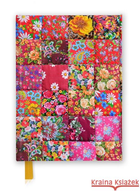 Floral Patchwork Quilt (Foiled Journal)  9781804172889 Flame Tree Publishing - książka