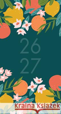 Floral Punch 2-Year 2026-27 3.5 X 6.5 Monthly Pocket Planner Willow Creek Press 9781549256554 Willow Creek Press Calendars - książka