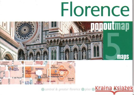 Florence PopOut Map: Handy pocket size pop up city map of Florence  9781910218976 Heartwood Publishing - książka