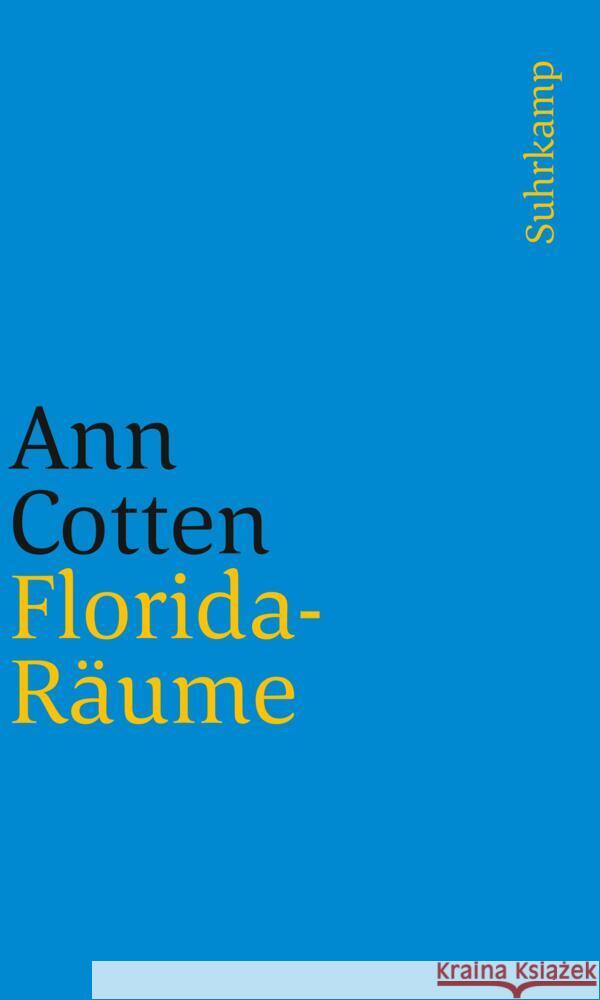 Florida-Räume Cotten, Ann 9783518243367 Suhrkamp - książka