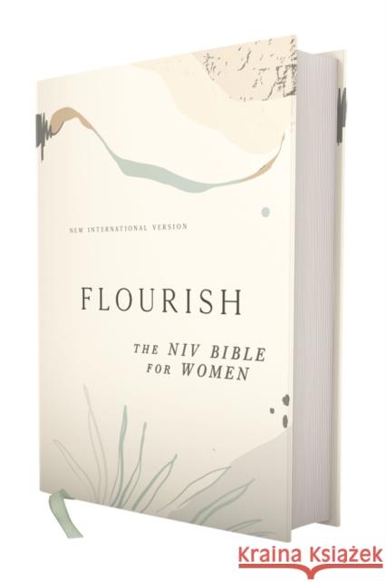 Flourish: The NIV Bible for Women, Hardcover, Multi-color/Cream, Comfort Print Livingstone Corporation 9780310462460 Zondervan - książka