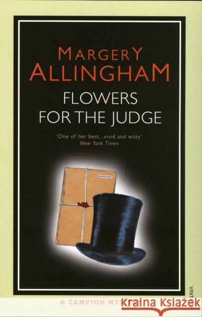 Flowers For The Judge Margery Allingham 9780099492825 Vintage Publishing - książka