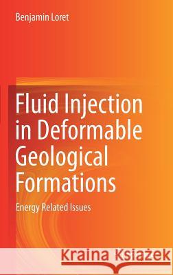Fluid Injection in Deformable Geological Formations: Energy Related Issues Loret, Benjamin 9783319942162 Springer - książka
