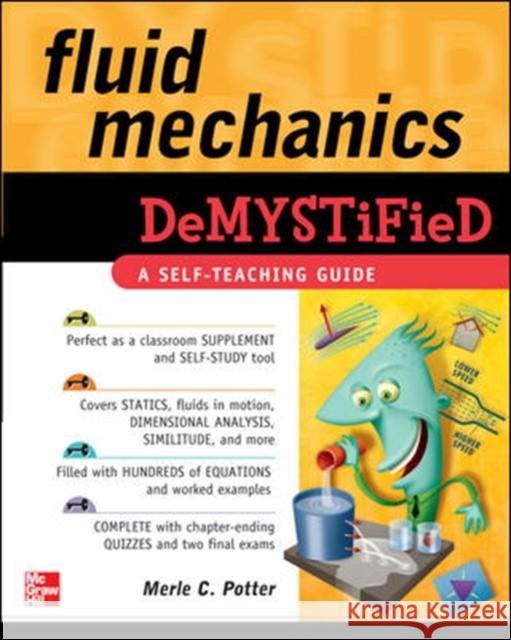 Fluid Mechanics Demystified Potter, Merle 9780071626811  - książka