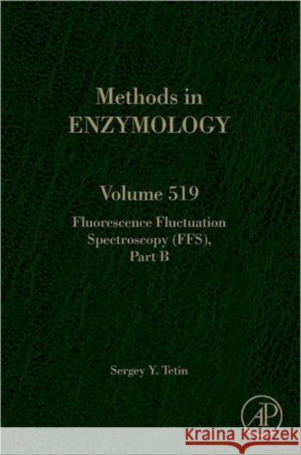 Fluorescence Fluctuation Spectroscopy (Ffs) Part B: Volume 519 Tetin, Sergey 9780124055391  - książka