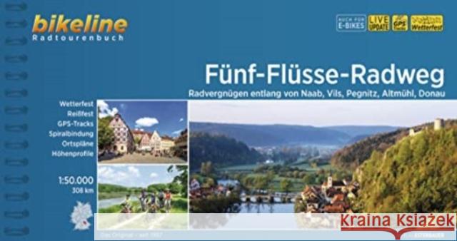 Fünf-Flüsse-Radweg  9783711100986 Verlag Esterbauer - książka