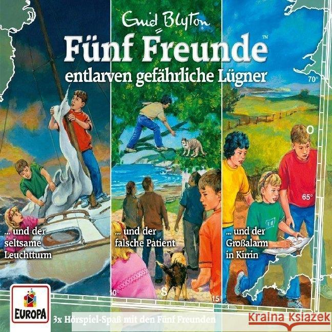 Fünf Freunde 3er-Box - Fünf Freunde entlarven gefährliche Lügner. Box.33, 3 Audio-CDs Blyton, Enid 0190758898124 Miller Sonstiges Wortprogramm - książka