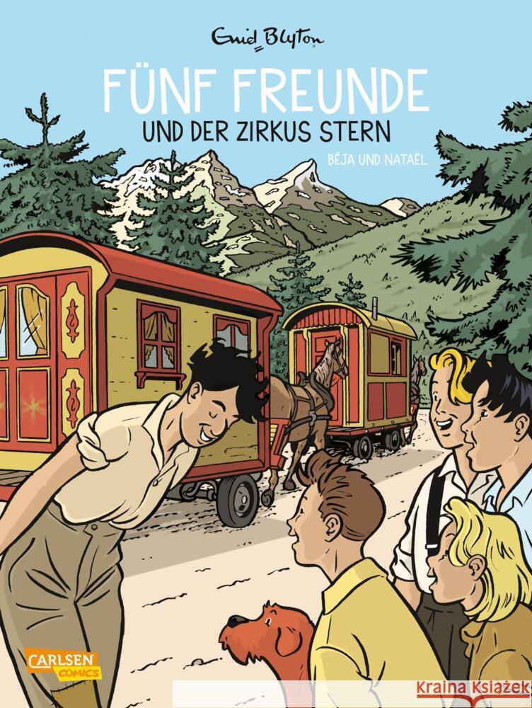 Fünf Freunde 6: Fünf Freunde und der Zirkus Stern Blyton, Enid, Nataël 9783551022790 Carlsen Comics - książka