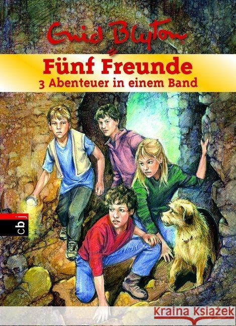 Fünf Freunde - 3 Abenteuer in einem Band : Fünf Freunde und der rätselhafte Friedhof / Fünf Freunde und der gefährliche Wassermann / Fünf Freunde und die geheimnisvolle Ruine Blyton, Enid 9783570174357 cbj - książka