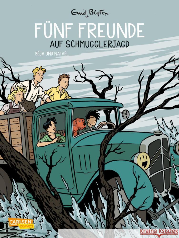 Fünf Freunde - Fünf Freunde auf Schmugglerjagd Blyton, Enid, Nataël 9783551022776 Carlsen Comics - książka