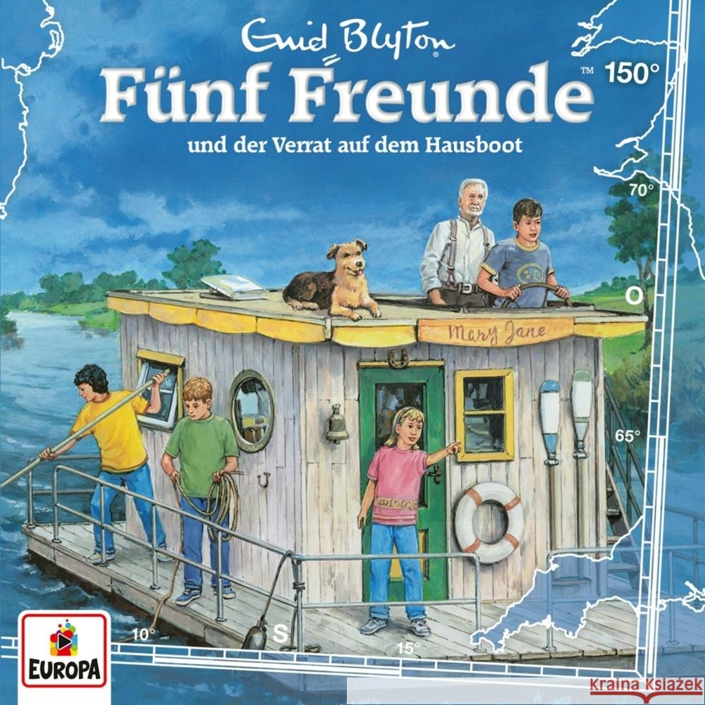 Fünf Freunde - Folge 150: und der Verrat auf dem Hausboot, 2 CD Longplay Blyton, Enid 0196587104924 Miller Sonstiges Wortprogramm - książka