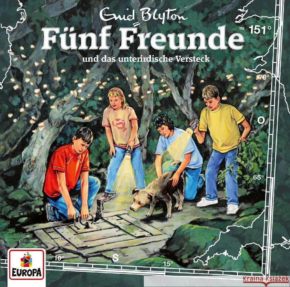 Fünf Freunde und das unterirdische Versteck, 1 Audio-CD  0196587241223 Miller Sonstiges Wortprogramm - książka